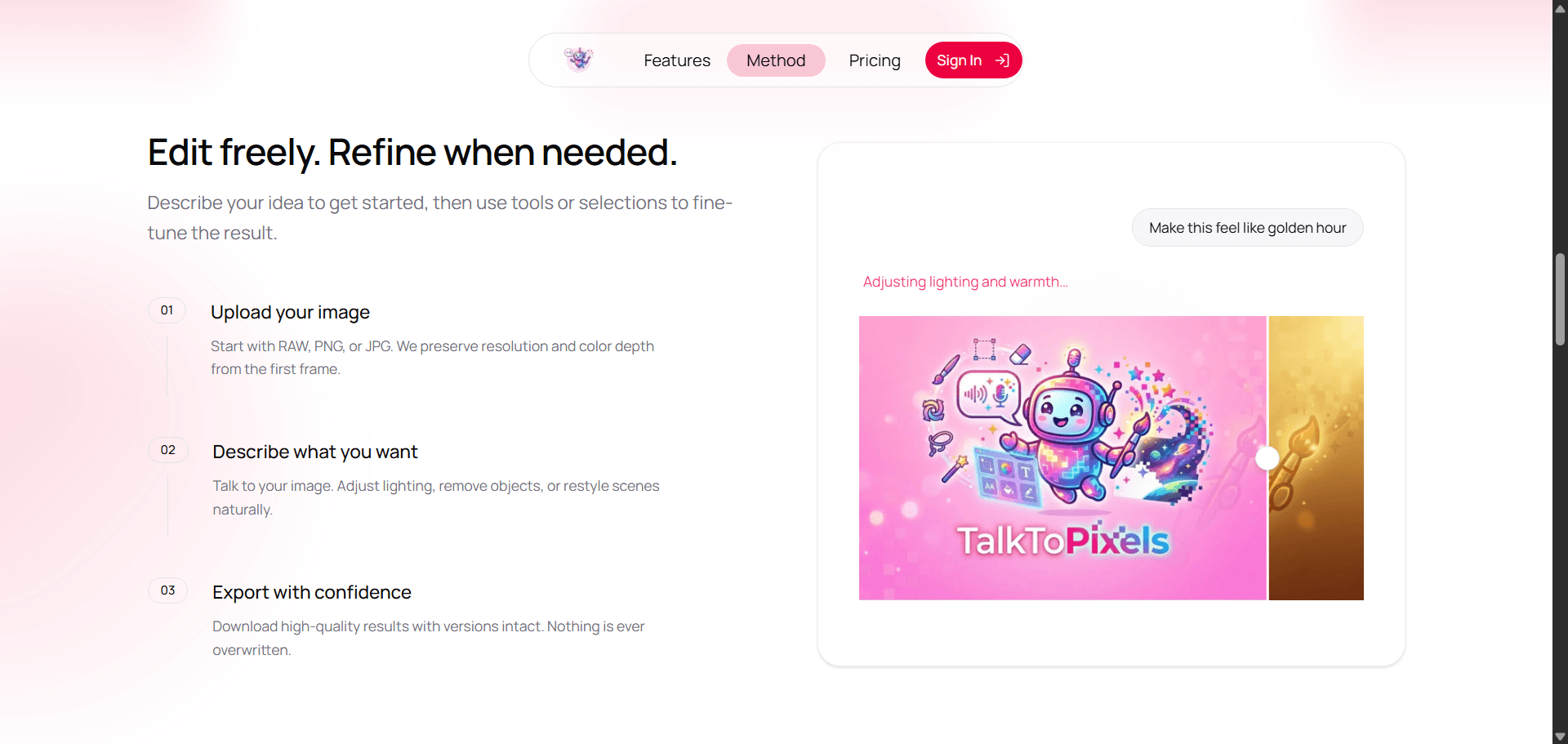 AI Editing Workflow